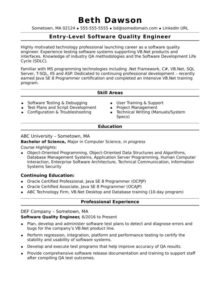 Security Engineer Resume Examples