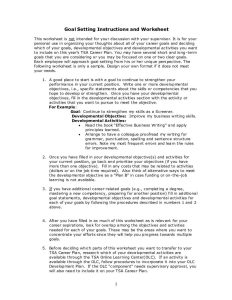 How To Write Career Goals Statement Resume Samples