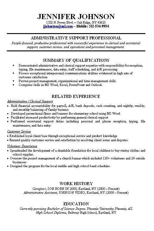 Resume Format Job Experience experience format resume Resume