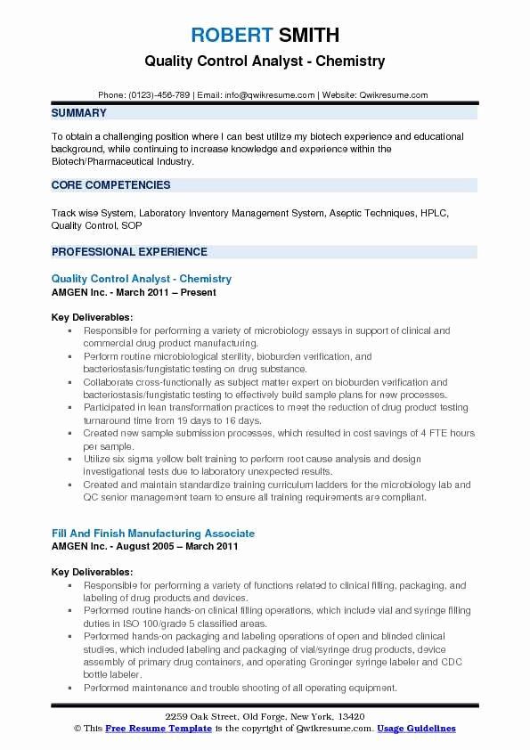 Project Control Analyst Resume