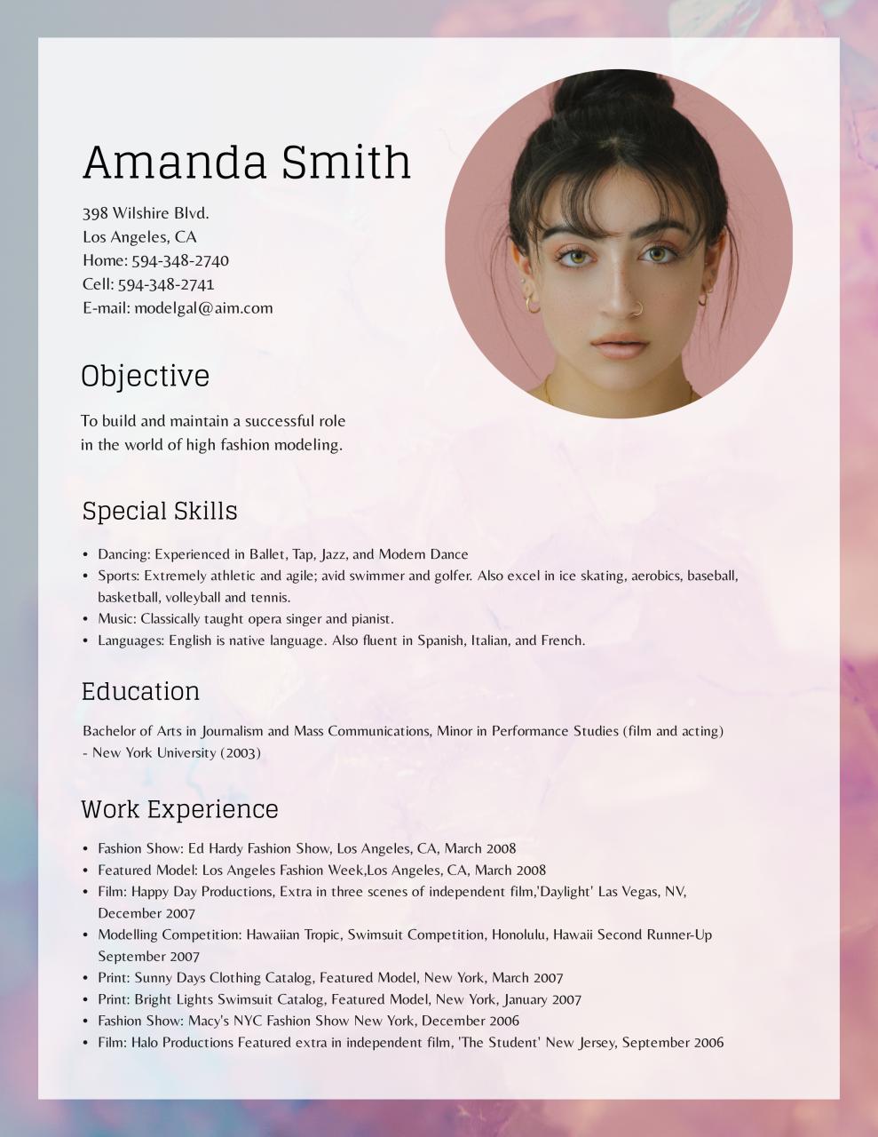 I will Create Your Professional Resume Or CV design for 2 SEOClerks