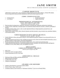 Objective On Resume Examples Resume Templates Resume objective