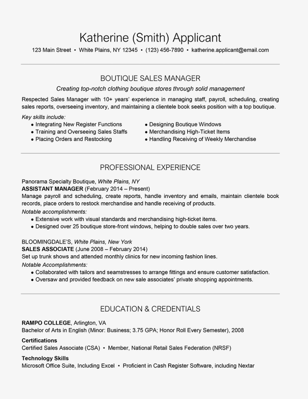 How To Write Company Name In Resume