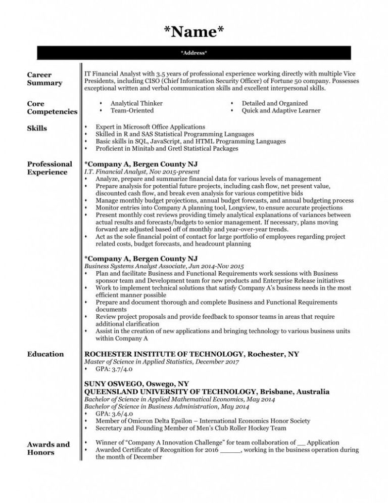 Resume Skills Examples Reddit