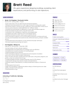 Civil Engineer Resume Example & Writing Tips for 2020