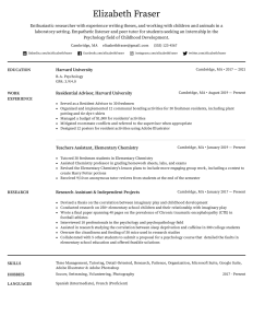 College Student Resume Example & Writing Tips for 2021