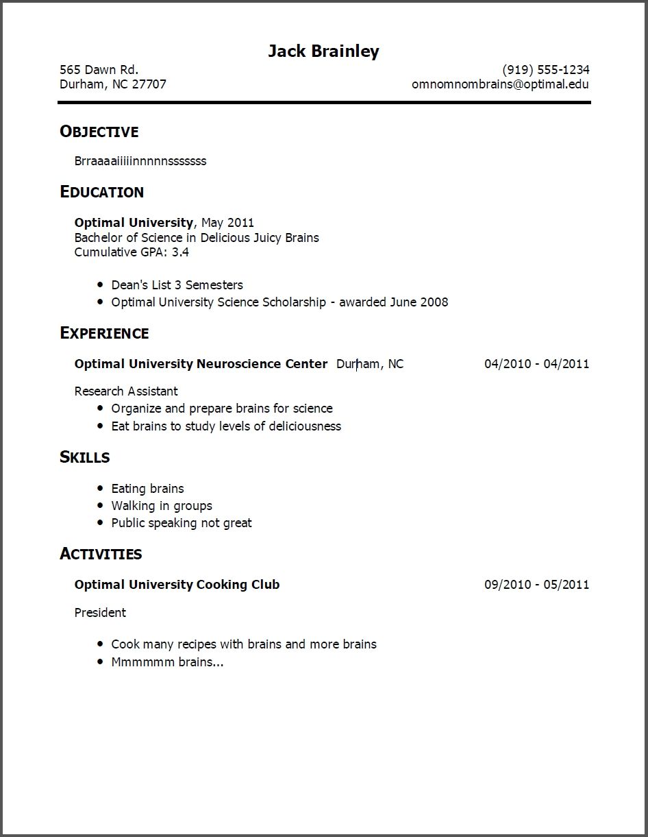 How To Make A Resume With Little To No Work Experience