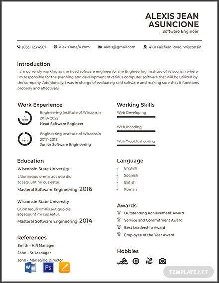 Sales And Marketing Resume Template