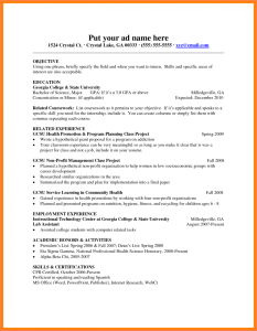 How To List Education On Resume If Still In College Example