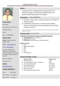 Resume Format New Resume Format New resume format, How to make