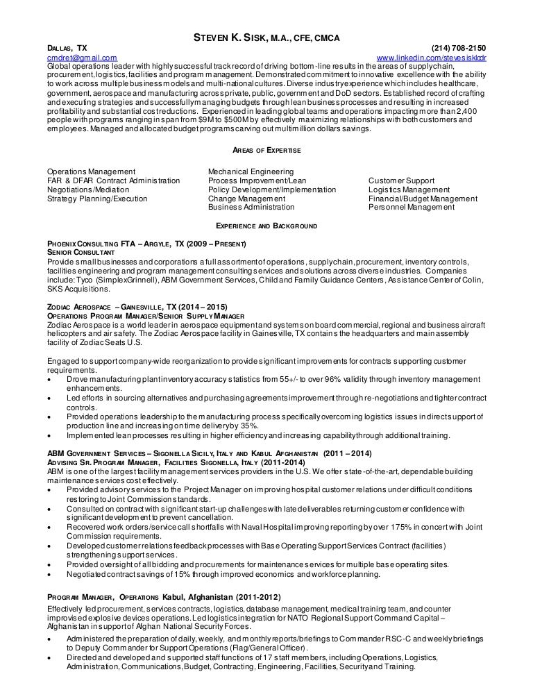 Procurement Operations Analyst Resume