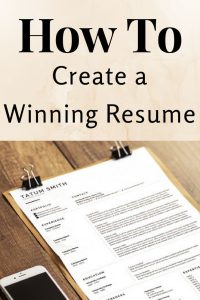 How to Create a Winning Resume Resume tips, Resume, Job interview