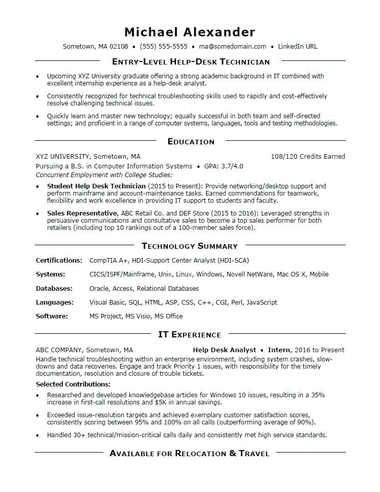 How To Write A Resume For Engineering Students