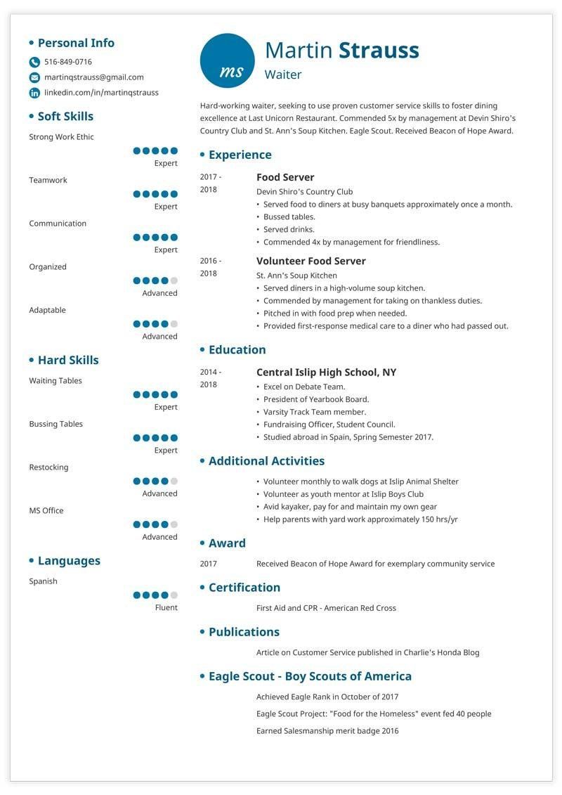 Pin on Resume Examples