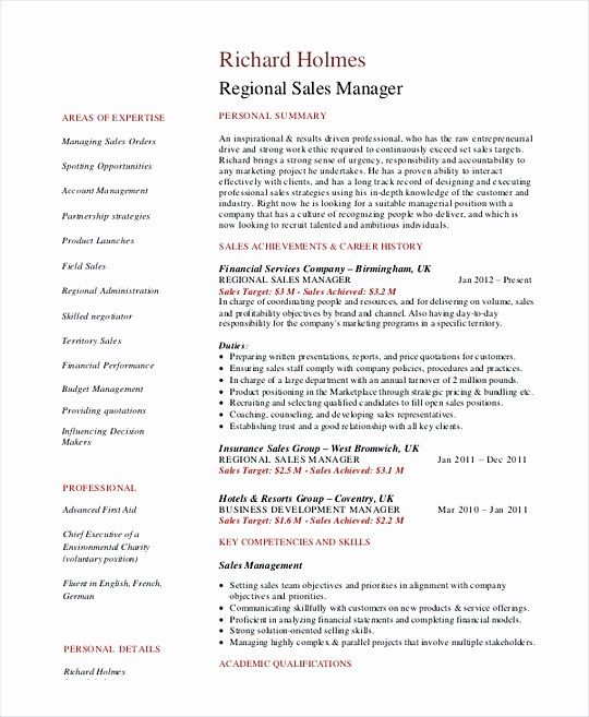 Sales Ops Manager Resume