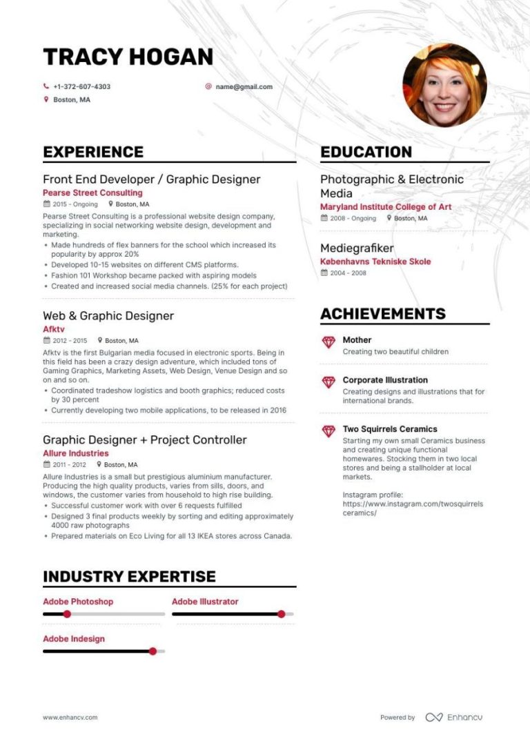 How To Make A Resume For Graphic Design Jobs