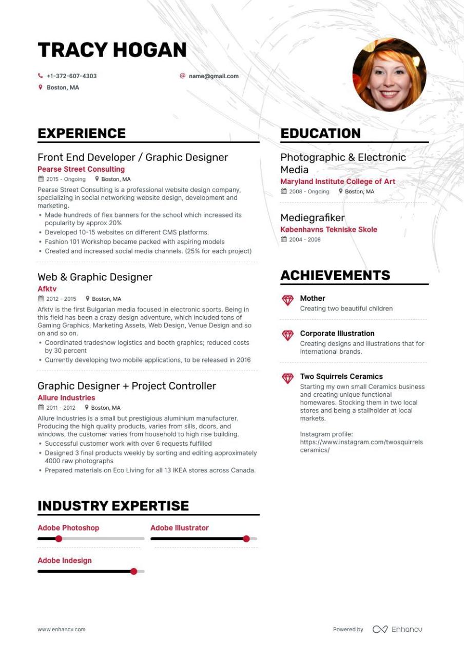 8+ Freelance Graphic Designer Resume Samples and Writing Guide