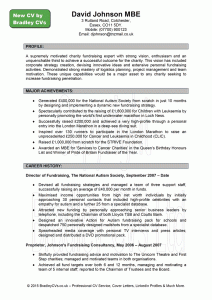 Cv Write Examples Best CV Examples for Every Profession