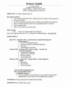 Resume Format For Part Time Job In Canada Paycheck Stubs
