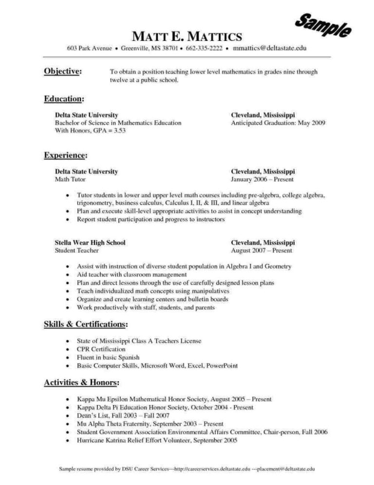 How To Write A Double Degree On Resume