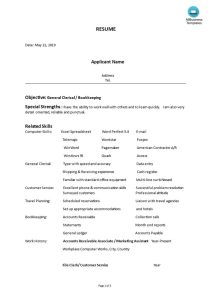 How to write a strong Functional Resume for a bookkeeper or an