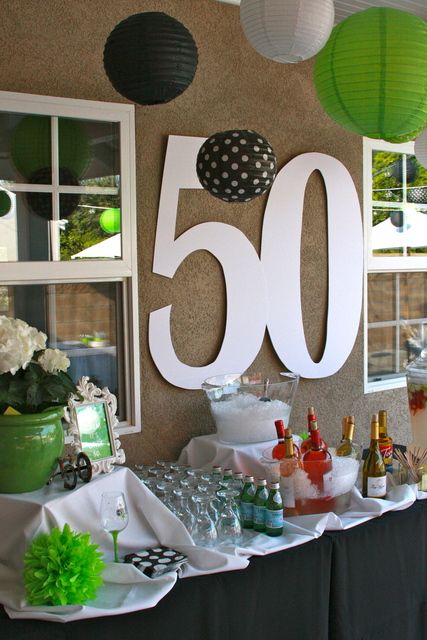 How To Decorate A 50th Birthday Party