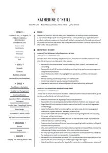 Assistant Chef Resume & Writing Guide +18 Templates