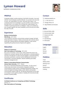 Business Communication Resume Sample 2021 Writing Tips ResumeKraft