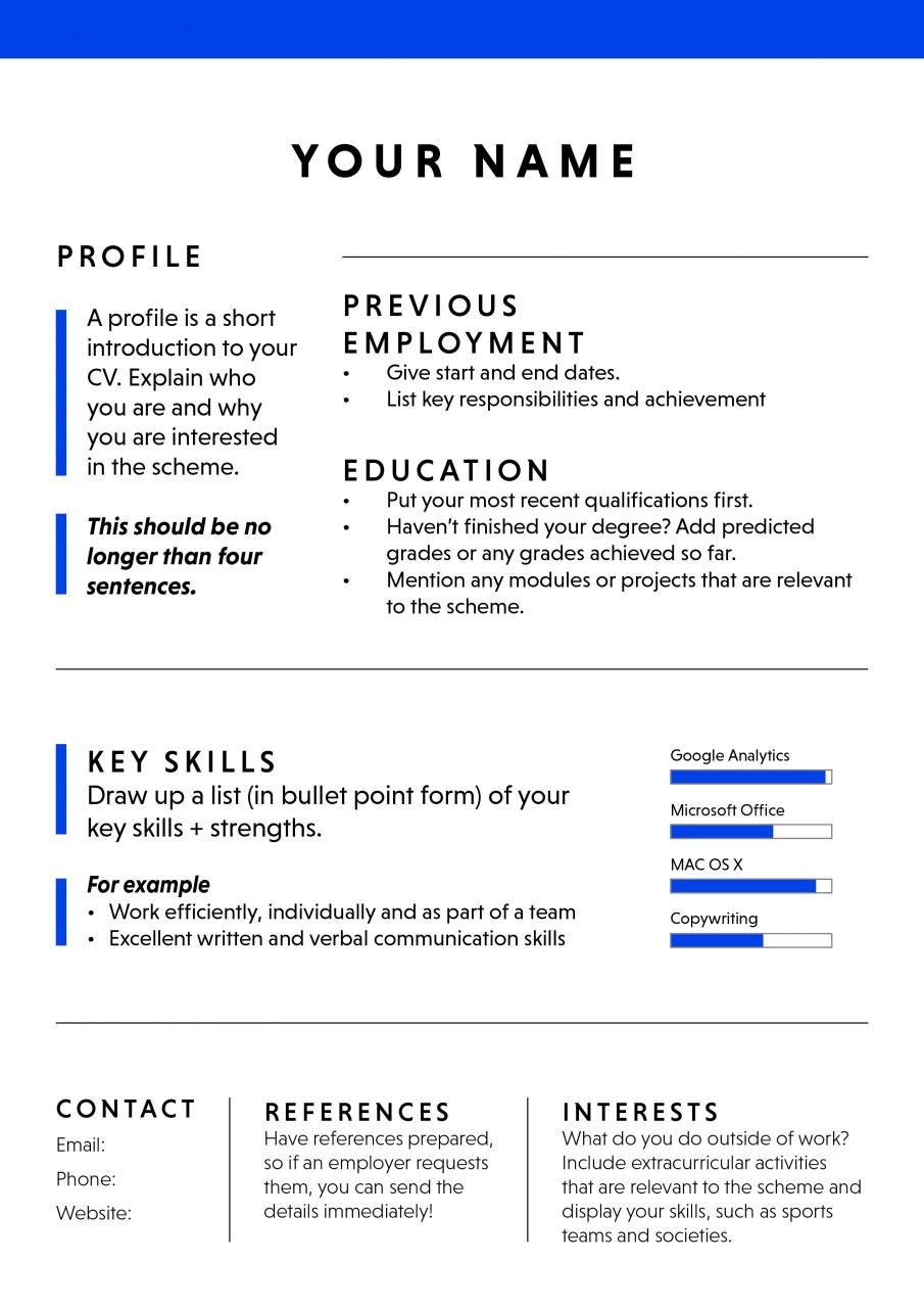 How to Write a Student CV RateMyPlacement Blog