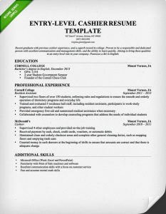 Cashier Resume Sample & Writing Guide Resume Genius