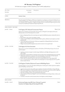 Civil Engineer Resume & Writing Guide +12 Resume Templates 2020