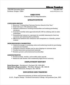 FREE 7+ Sample Objectives for Resume Templates in PDF MS Word