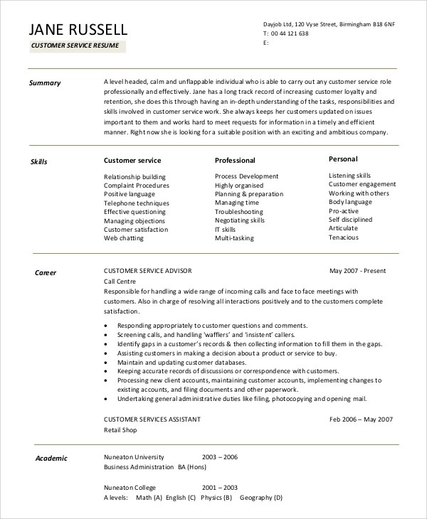 How To Write Summary On Resume