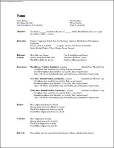 Free Microsoft Word Resume Template Free Samples , Examples & Format