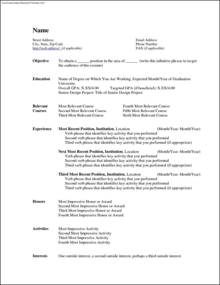 How To Create Resume Template In Word 2016