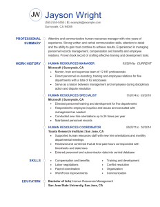 Human Resources Manager Resume Examples Human Resources