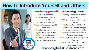 How to Introduce Yourself and Others English Study Here