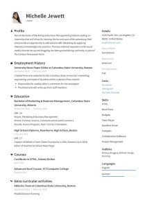 Intern Resume & Writing Guide + 12 Samples PDF 2019