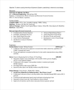 FREE 6+ Sample Resume Objective Templates in PDF