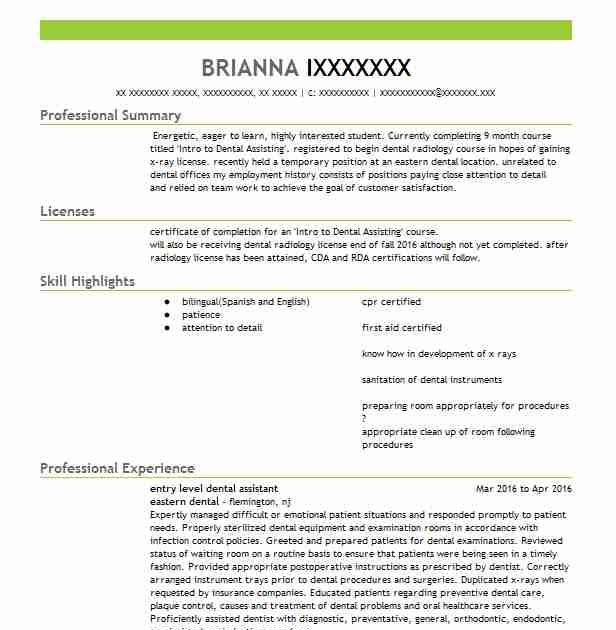Career Objective Examples No Experience