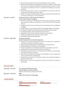 Junior Accountant Resume Sample 2021 ResumeKraft