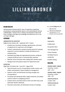 Resume Objective Examples & Writing Guide Resume Genius