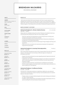 Mechanical Engineer Resume & Writing Guide +12 Templates PDF