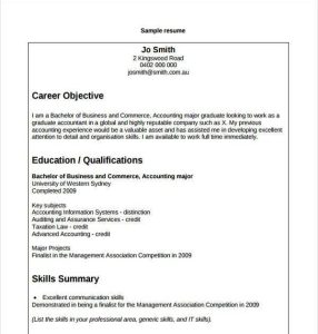 Skills In Resume For Fresh Graduate Accounting / Calaméo Accounting