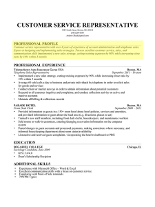 Cv Example Profile Section Best CV Personal Profile Examples
