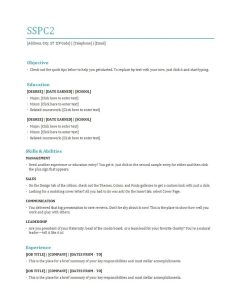 Microsoft Word Resume Template 57+ Free Samples, Examples, Format