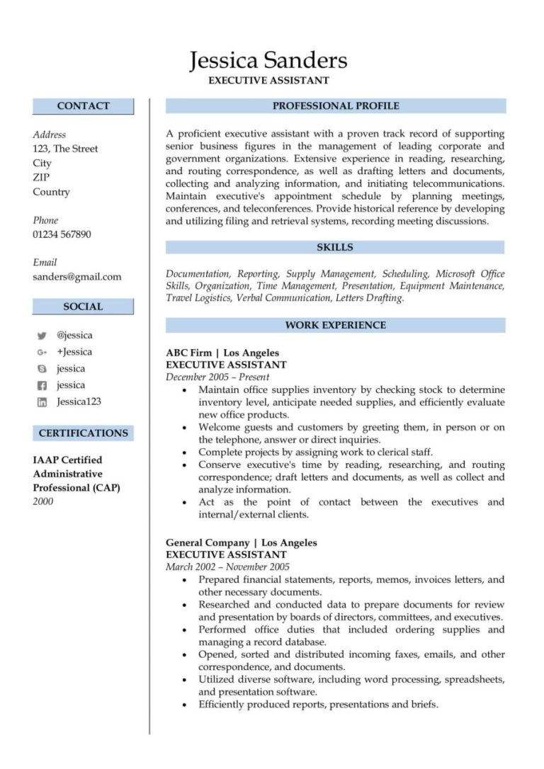 What Format To Write A Resume