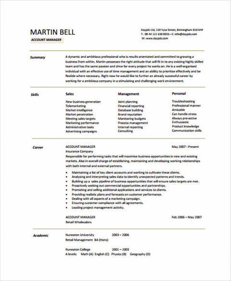 How To Write A Resume With 2 Years Experience