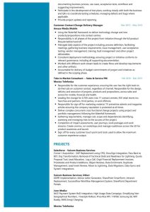 Salesforce CRM Resume Sample 2021 Writing Tips ResumeKraft