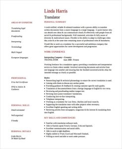 9+ Freelance Resume Templates Sample Templates